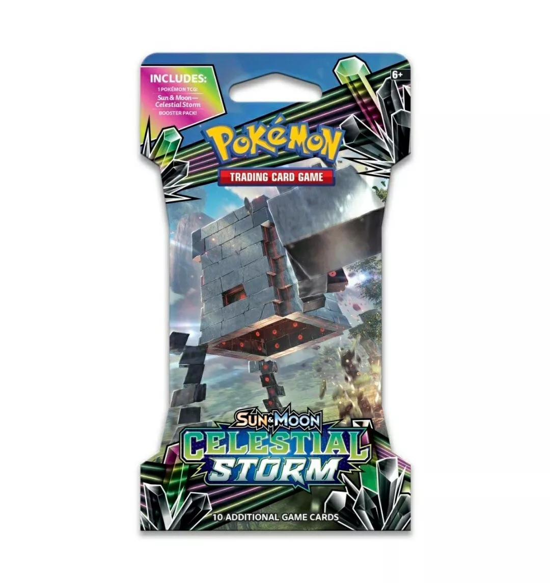 Pokemon TCG: Celestial Storm Sleeved Booster Pack Art Bundle [Set of 4] - Image 2