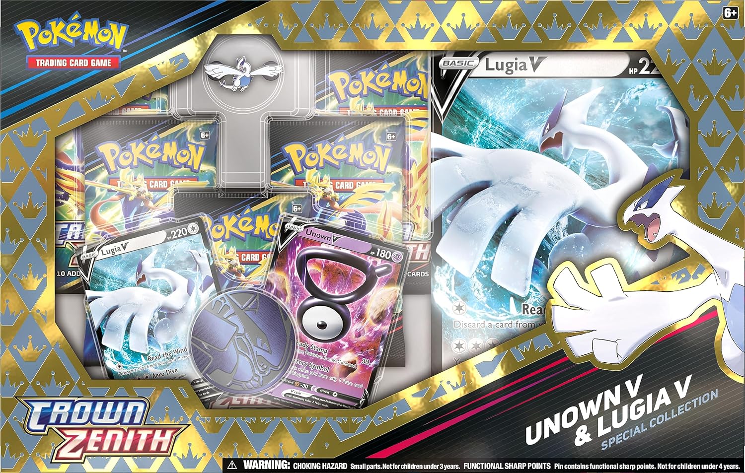 Pokemon TCG: Crown Zenith Special Collection [Unown V & Lugia V]