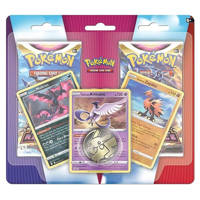Pokemon TCG: Enhanced 2-Pack Blister Pack - Sealed Case 24 units [Articuno, Zapdos, & Moltres] - Image 2