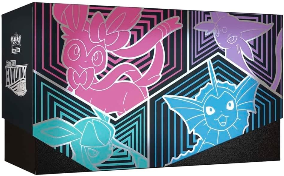 Pokemon TCG: Evolving Skies Elite Trainer Box [Glaceon/Vaporeon/Sylveon/Espeon] - Image 3