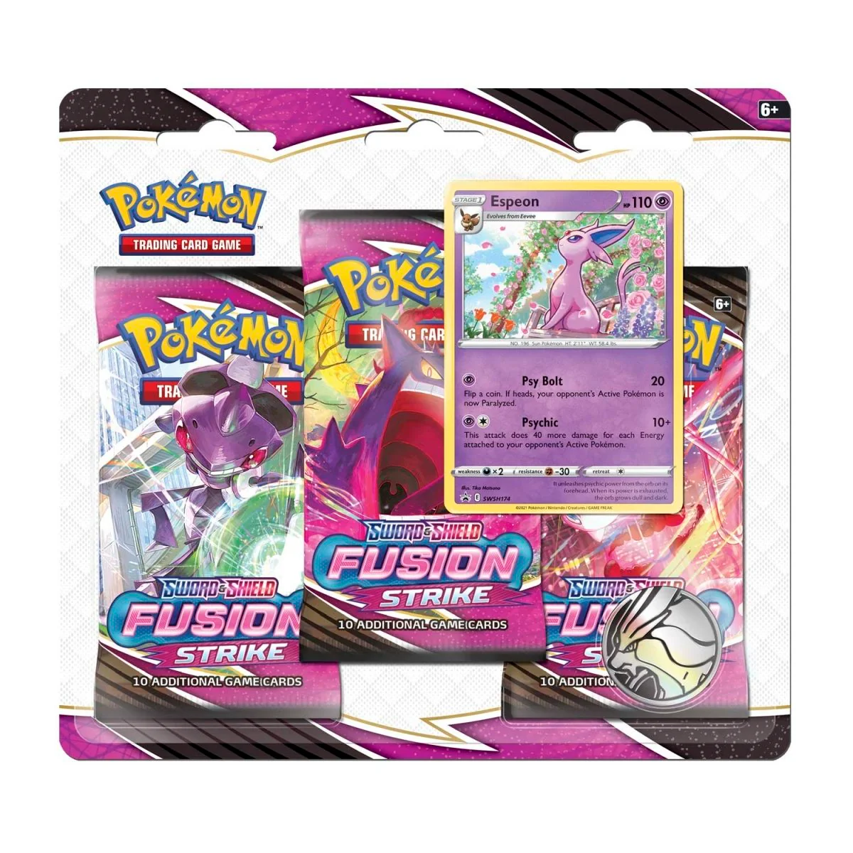 Pokemon TCG: Fusion Strike - 3 Pack Blister [Espeon]