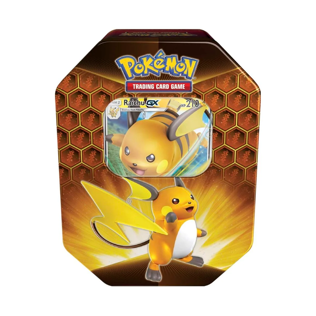 Pokemon TCG: Hidden Fates Tin [Set of 3] Art Set - Charizard / Raichu / Gyarados - Image 8