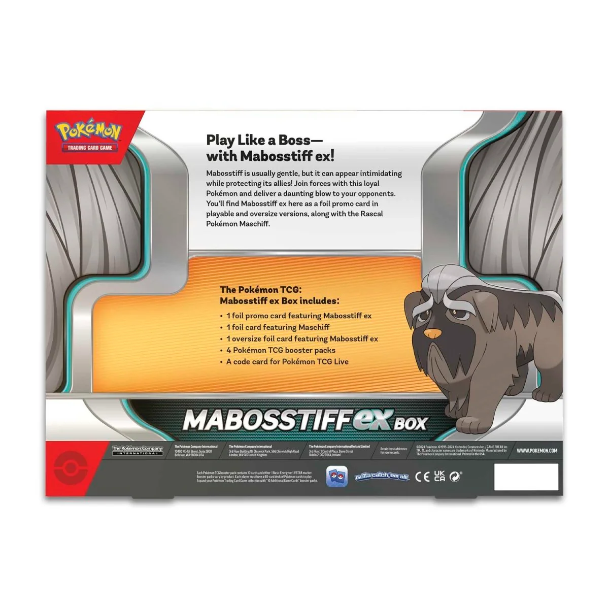 Pokemon TCG: Mabosstiff EX Box - Image 4