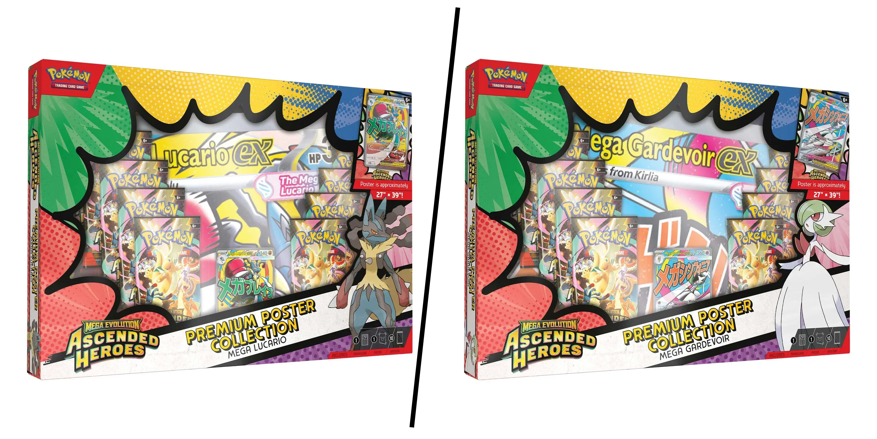 Pokemon TCG: Mega Evolution Ascended Heroes - Premium Poster Collection - Assorted (Random)