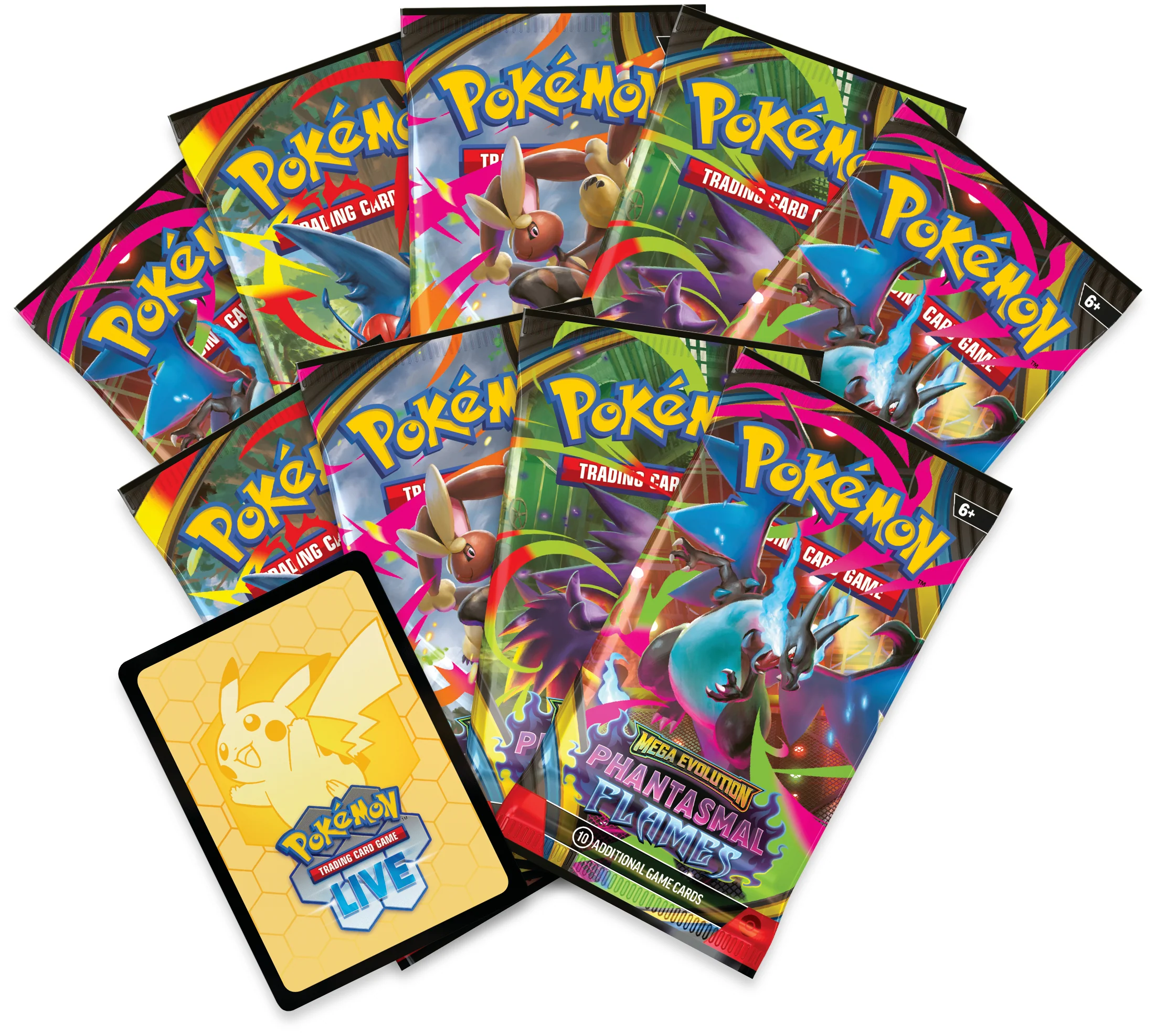 Pokemon TCG: Mega Evolution - Phantasmal Flames - Elite Trainer Box - Image 3