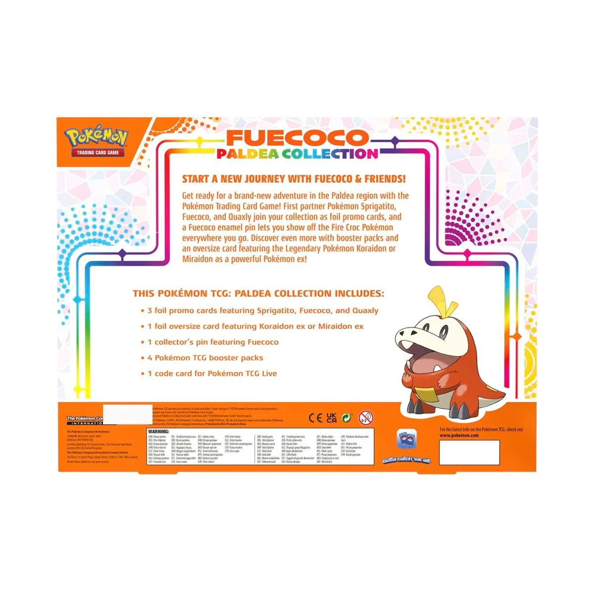 Pokemon TCG: Paldea Collection - Fuecoco - Image 2