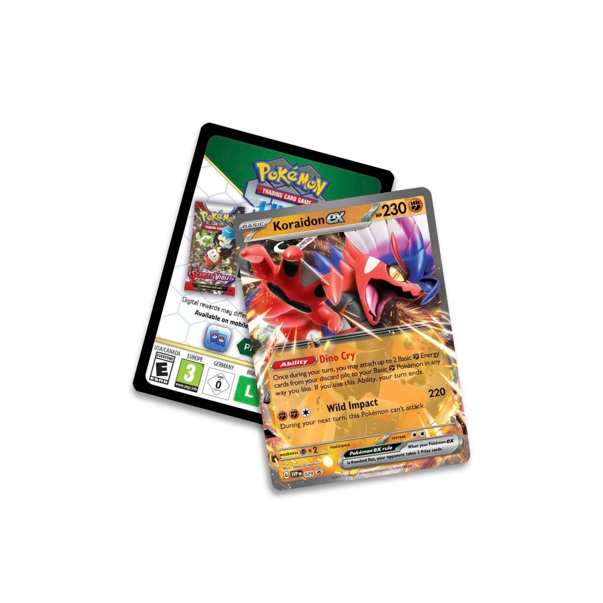 Pokemon TCG: Paldea Legends Tin (Koraidon / Miraidon) - Image 4