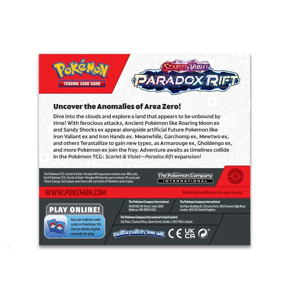 Pokemon TCG: Paradox Rift Booster Box CDU - Image 3