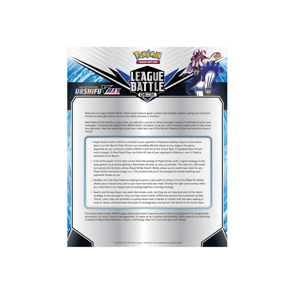 Pokemon TCG: Rapid Strike Urshifu League Battle Deck - Image 3