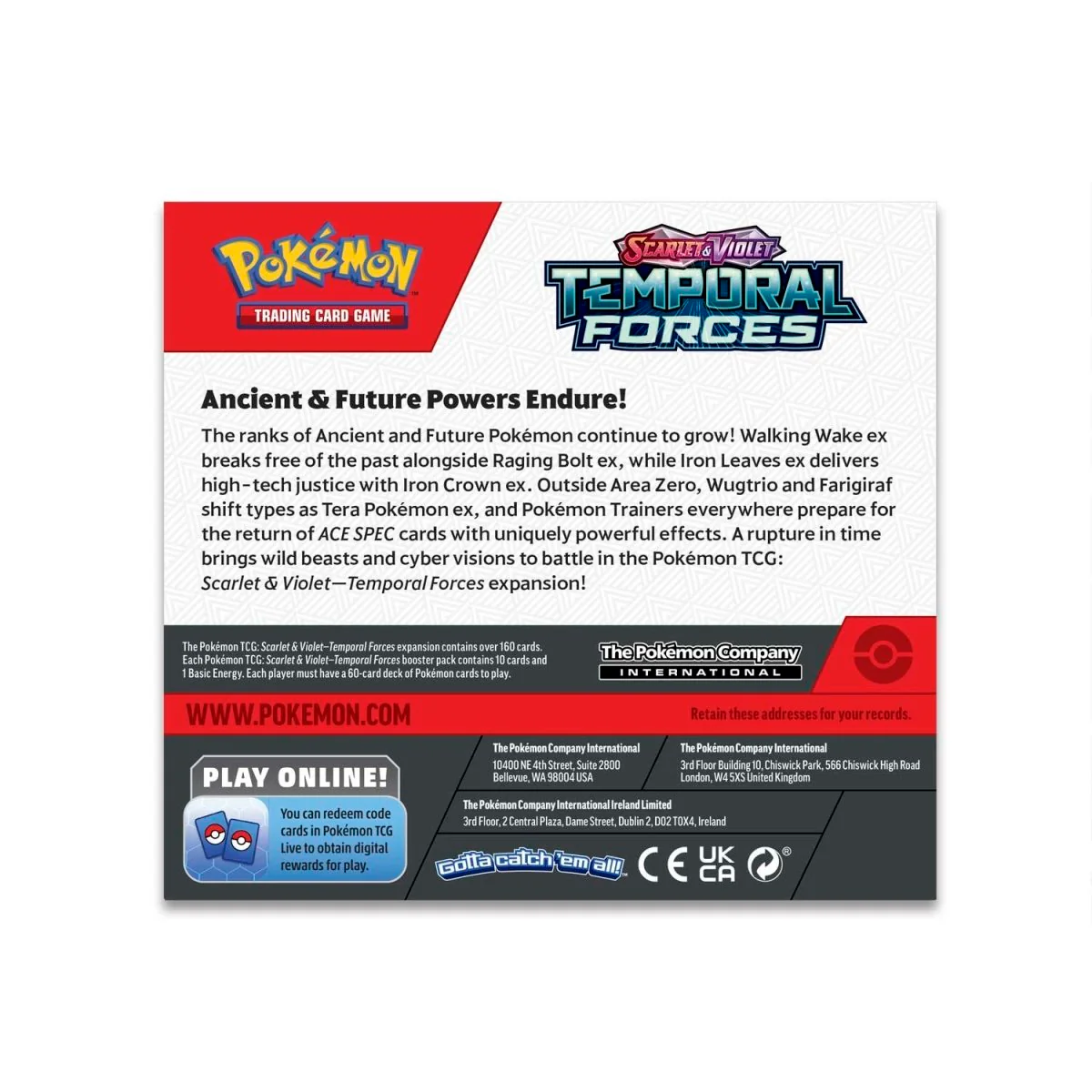 Pokemon TCG: Scarlet and Violet Temporal Forces Booster Box CDU (36 Packs) - Image 3