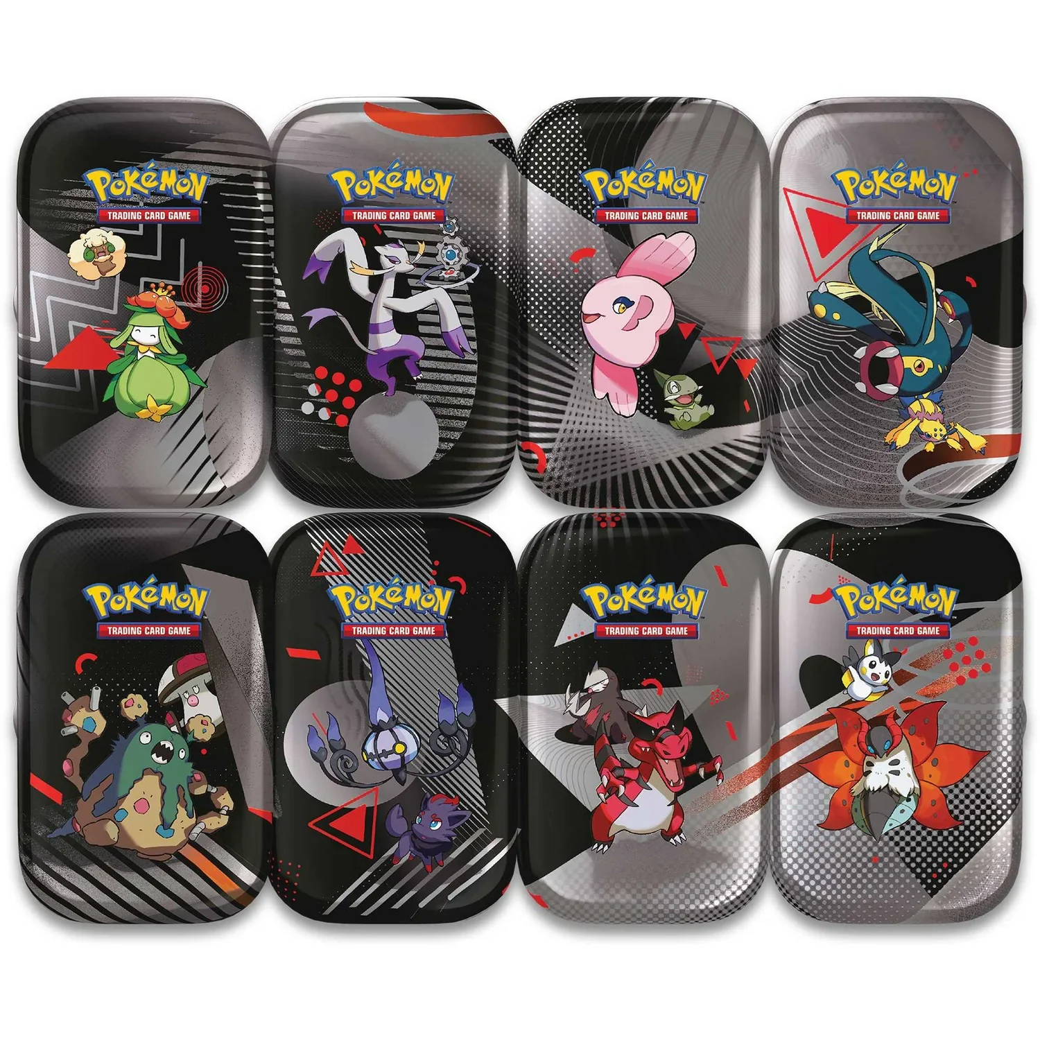 Pokemon TCG:  Scarlet & Violet 10.5 Black Bolt & White Flare Unova Mini Tin Assortment (8 Ct) - Image 4