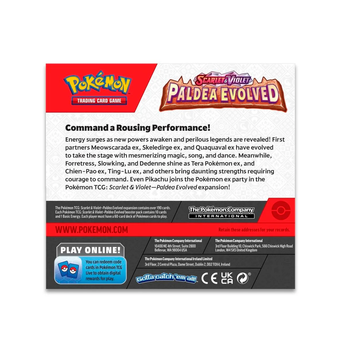 Pokemon TCG: Scarlet & Violet 2 - Paldea Evolved Booster - Image 3