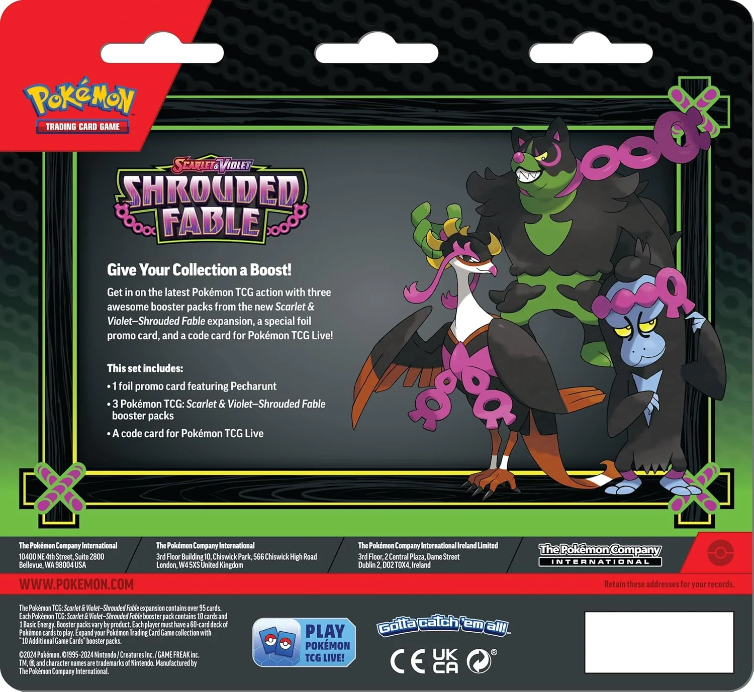 Pokemon TCG: Scarlet & Violet 6.5 - Shrouded Fable 3-Pack - Image 2