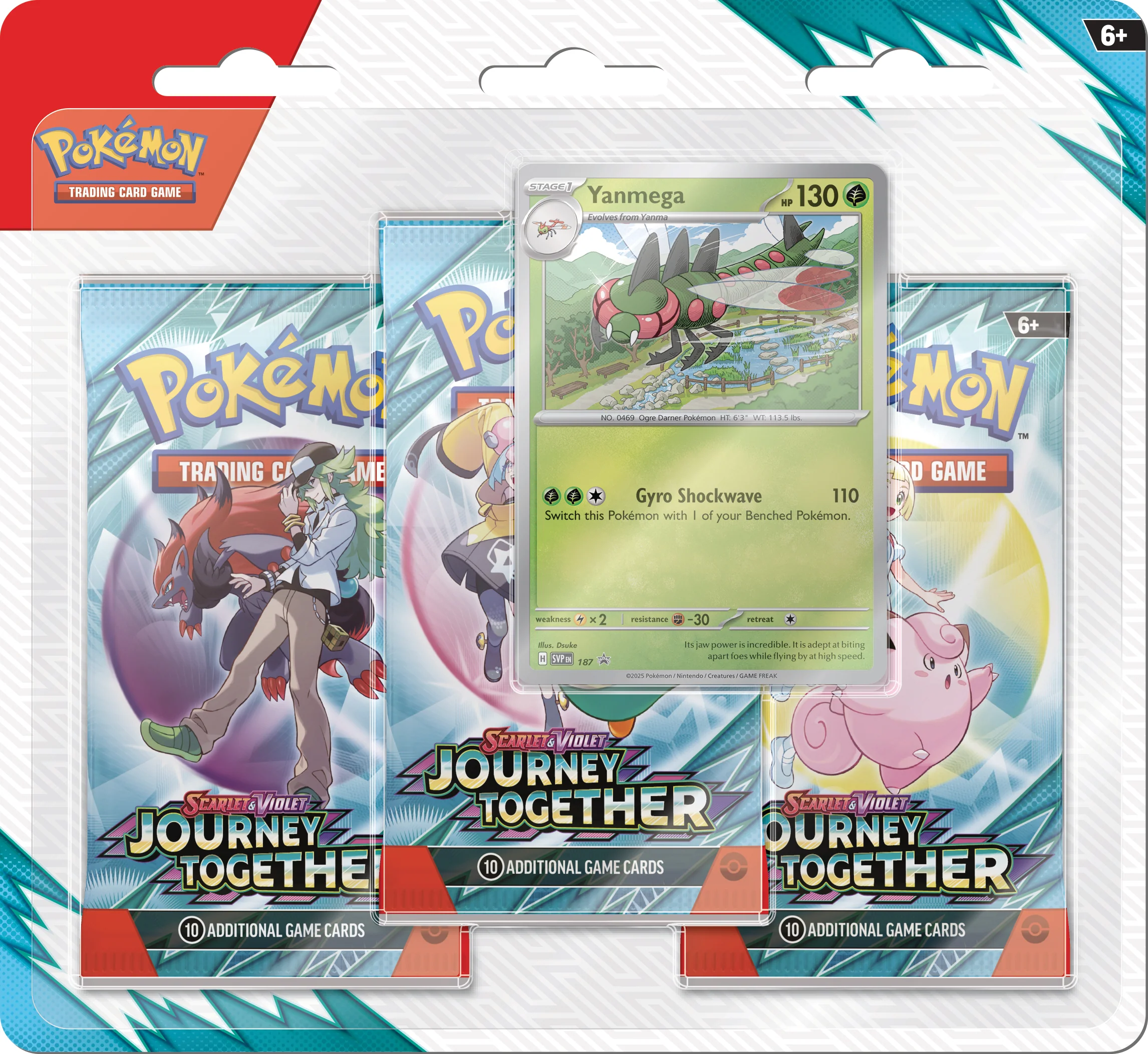 Pokemon TCG: Scarlet & Violet 9 - Journey Together - Triple Pack - Image 3