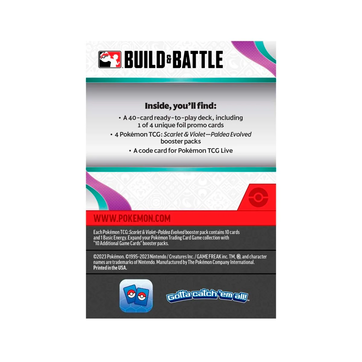 Pokemon TCG: Scarlet & Violet - Paldea Evolved Build & Battle Kit - Image 5