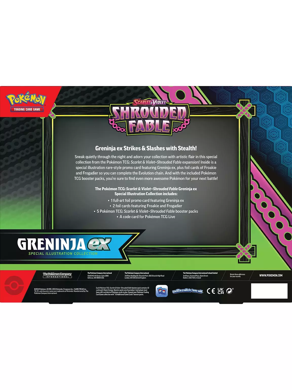 Pokemon TCG: Shrouded Fable - Greninja Ex Special Illustration Collection - Image 3