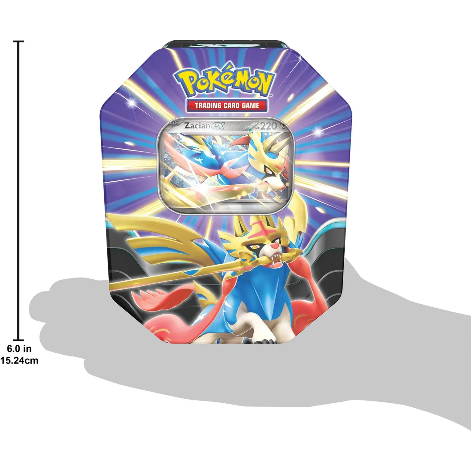Pokemon TCG: Slashing Legends Ex Tin Zacian - Image 3