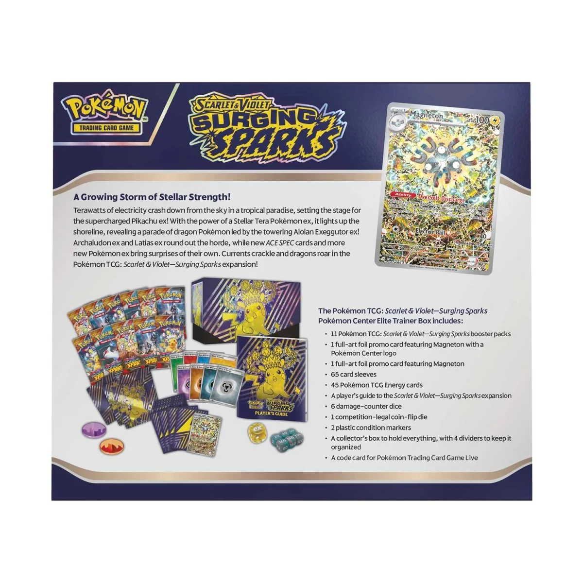 Pokemon TCG: Surging Sparks Pokemon Center Elite Trainer Box (Exclusive) - Image 10