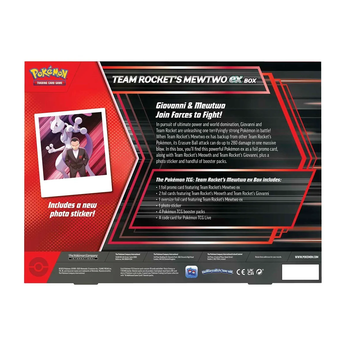 Pokemon TCG: Team Rocket's Mewtwo ex Box - Image 5