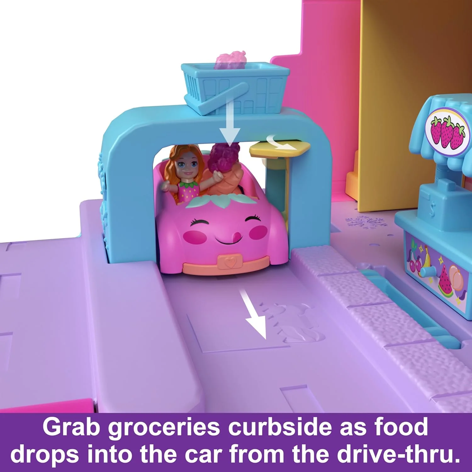 Polly Pocket: Pollyville Fresh Market Playset - Image 4