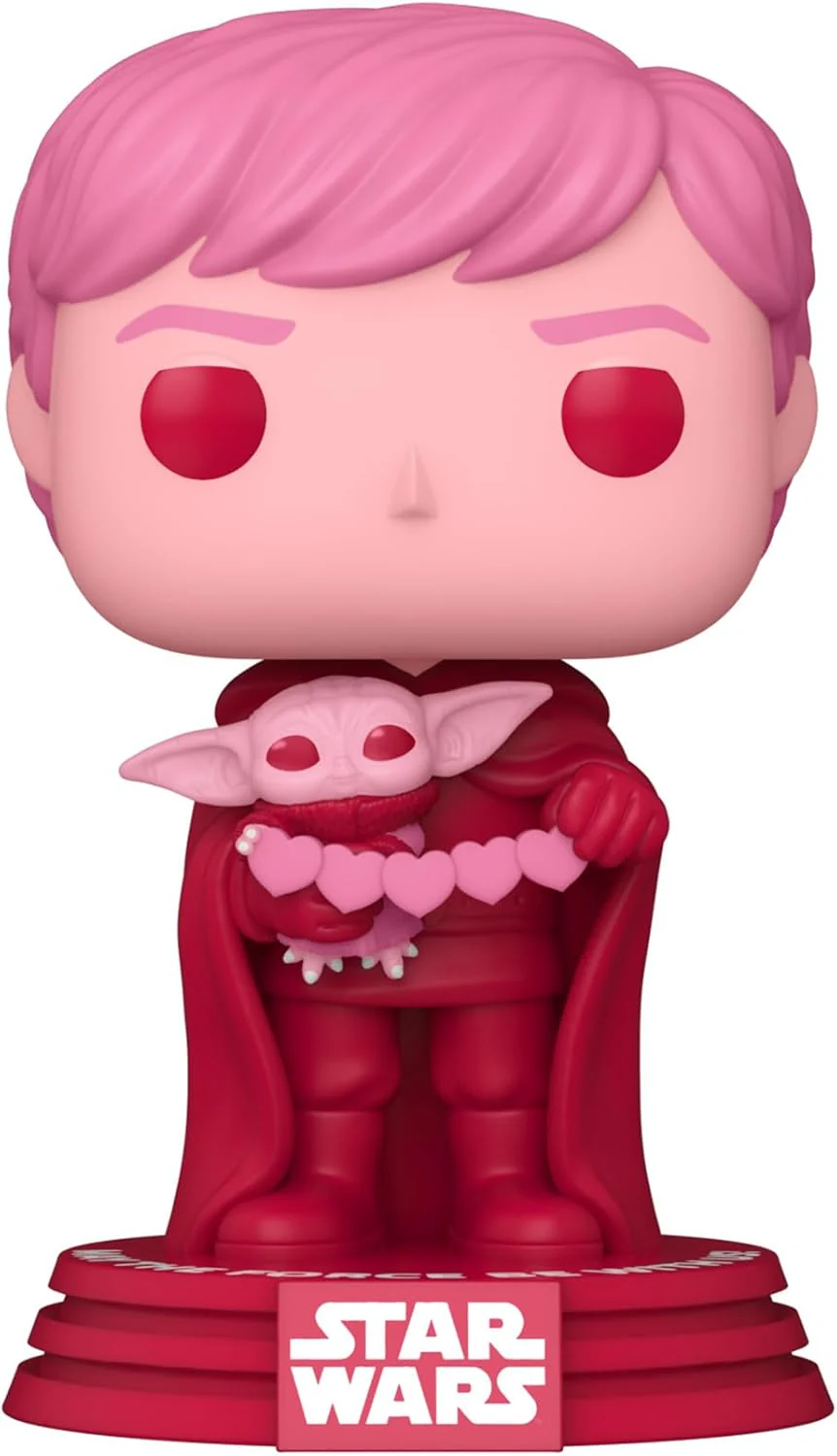 POP! Bobble-Head Star Wars: Valentines S2 - Luke Skywalker with Grogu - 494 /60125