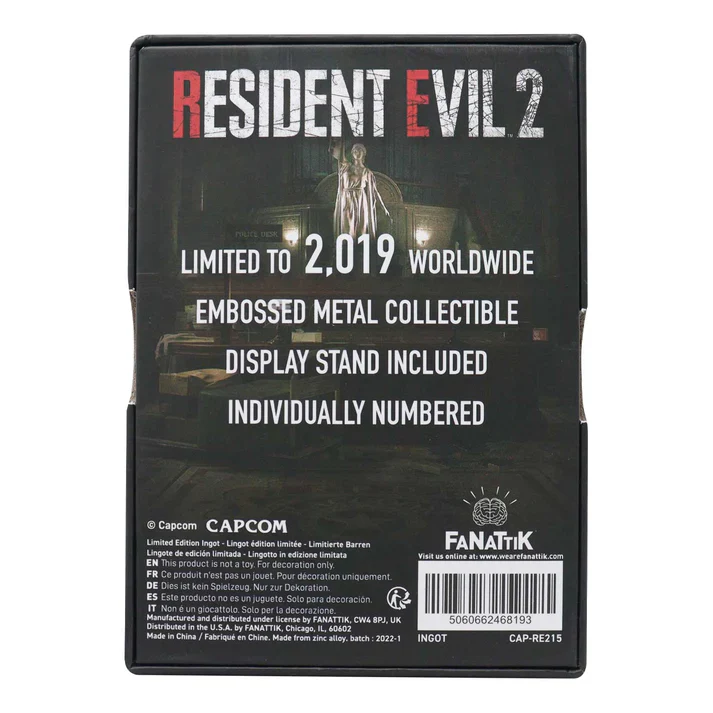 Resident Evil 2 Limited Edition Claire Redfield Ingo Currency Replica Collectible Coin - Image 4