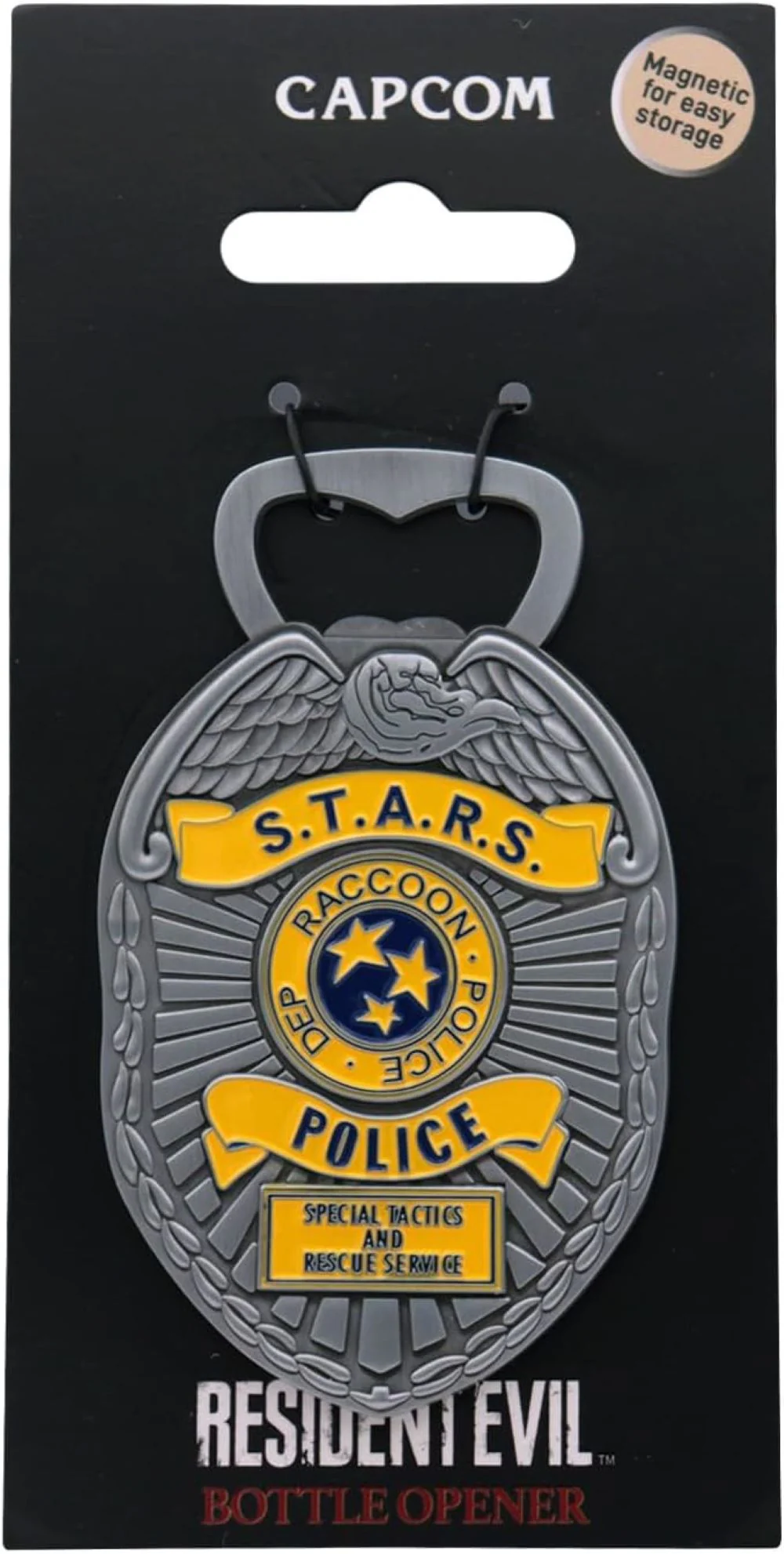Resident Evil S.T.A.R.S. Police Badge Bottle Opener - Image 2