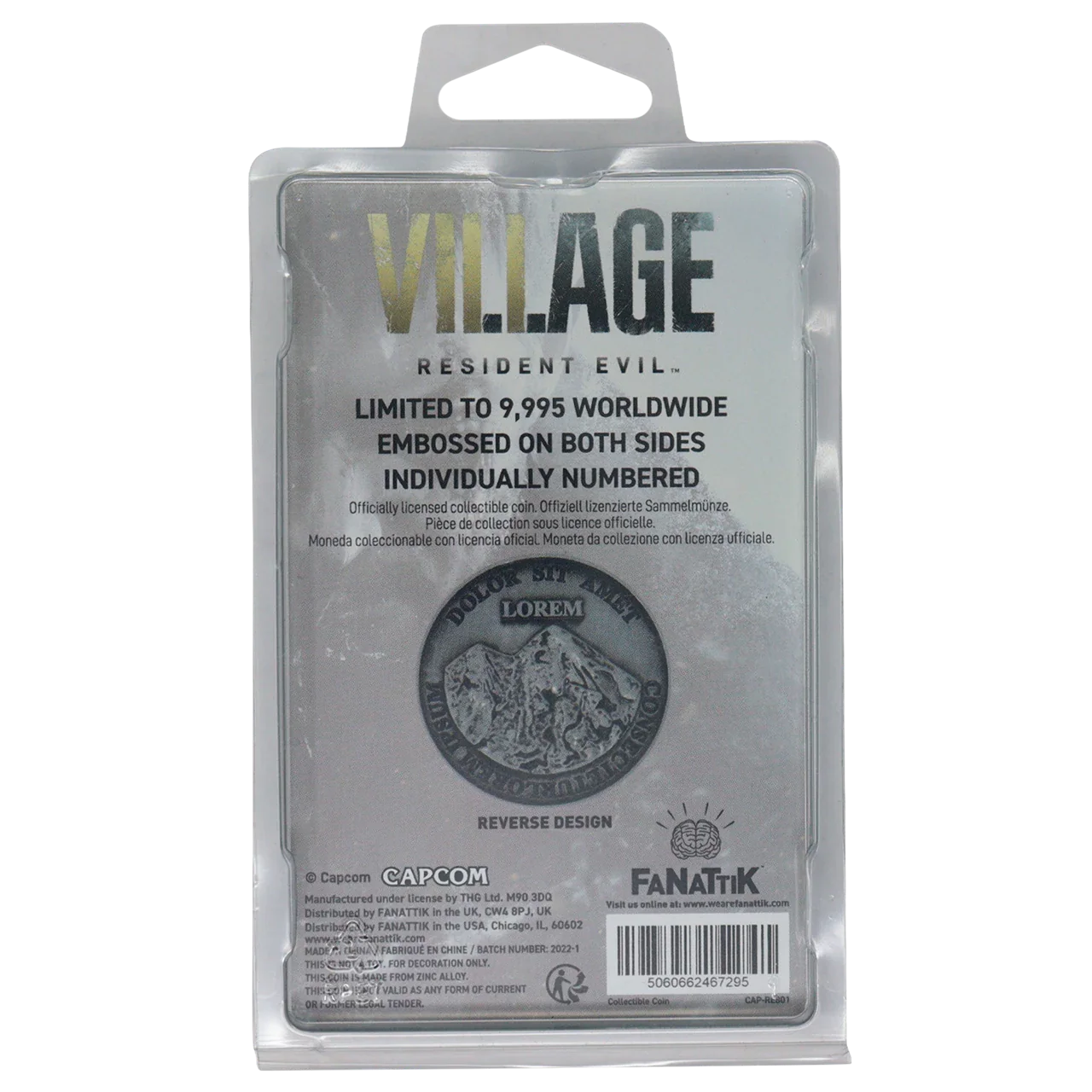 Resident Evil Village Limited Edition Currency Replica Collectible Coin - Image 3