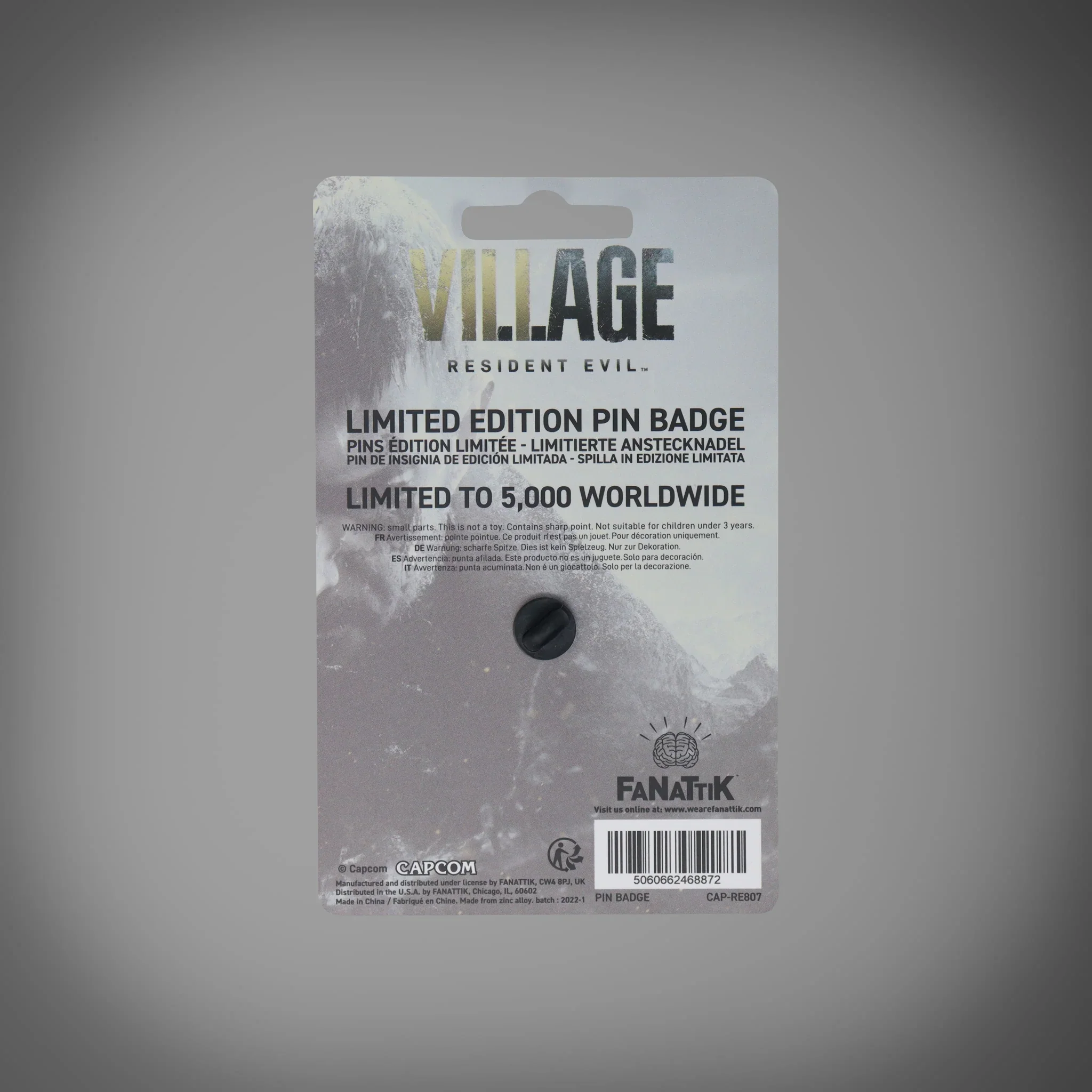 Resident Evil Village Limited Edition House Dimitrescu Pin Badge - Image 3