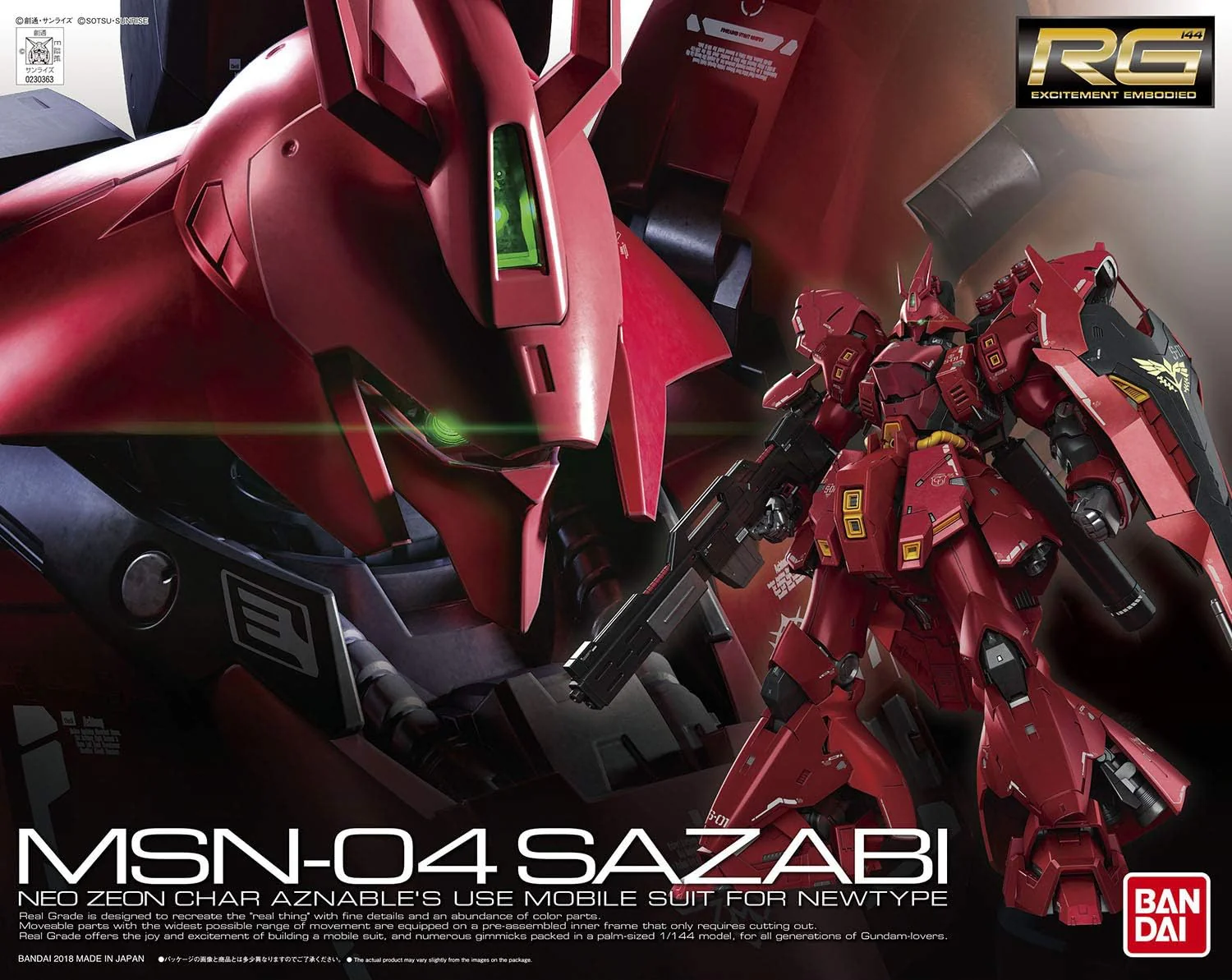 RG 1/144 Sazabi - Image 2