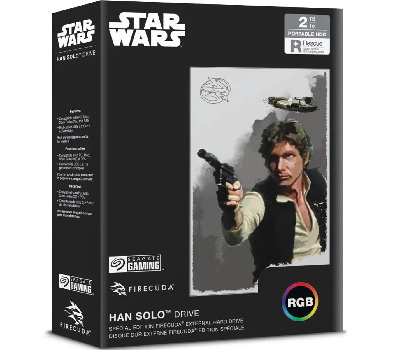 Seagate FireCuda HDD 2TB - Star Wars Han Solo - Image 3