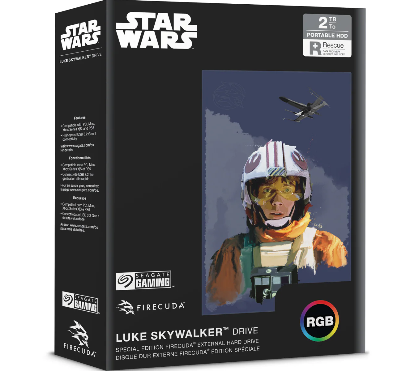 Seagate FireCuda HDD 2TB - Star Wars Luke Skywalker - Image 3