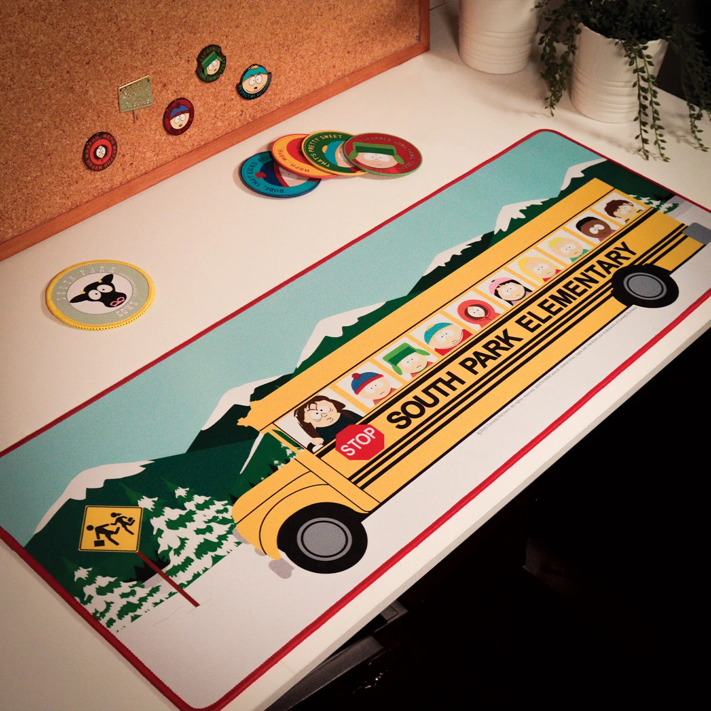 South Park – Elementary School Bus Desk Pad & Coaster Set - Image 4