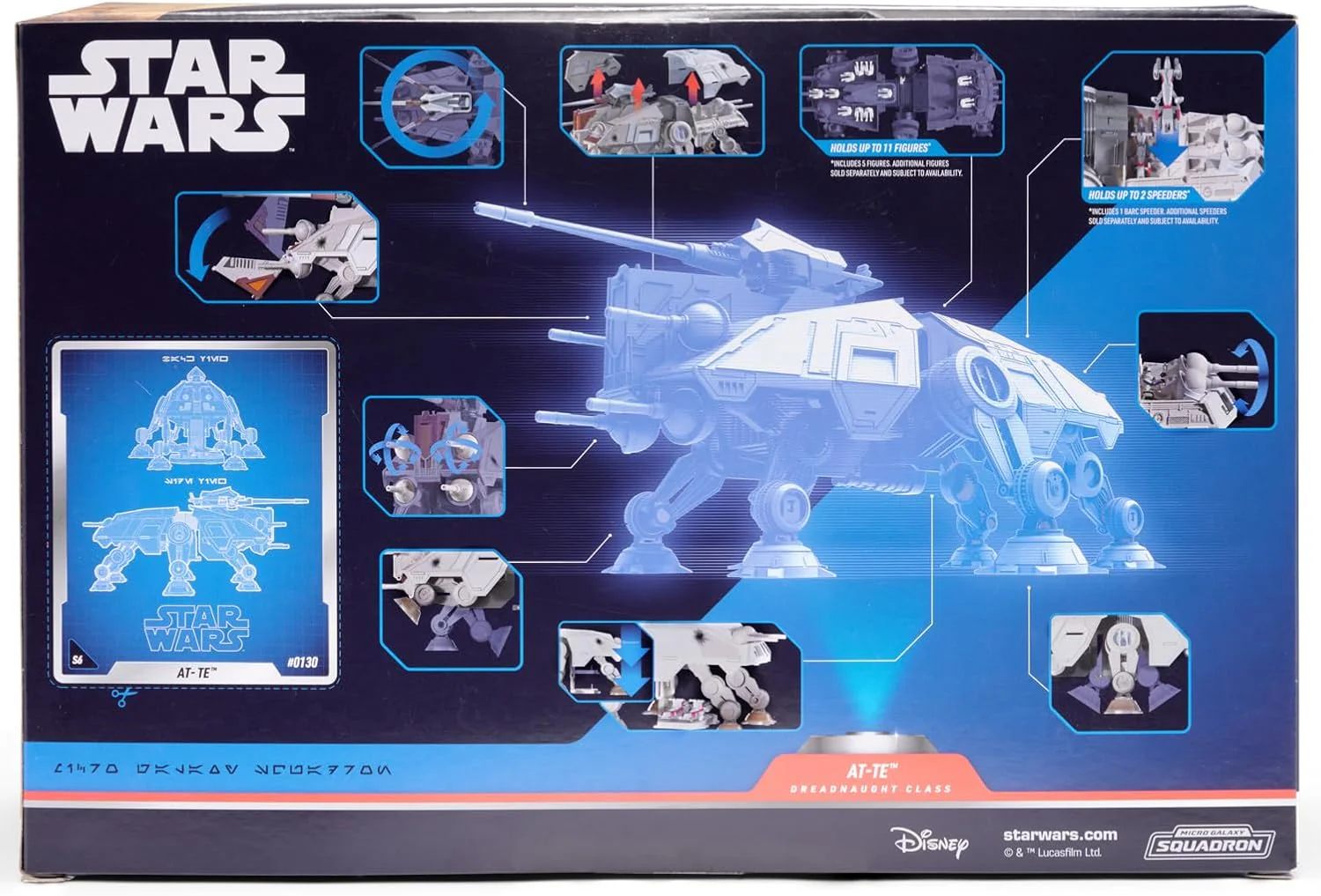 Star Wars 9 Inch Dreadnaught Class AT-TE - Image 3