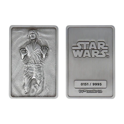 Star Wars K-001 Han Solo in Carbonite Limited Edition Metal Collectible - Image 2