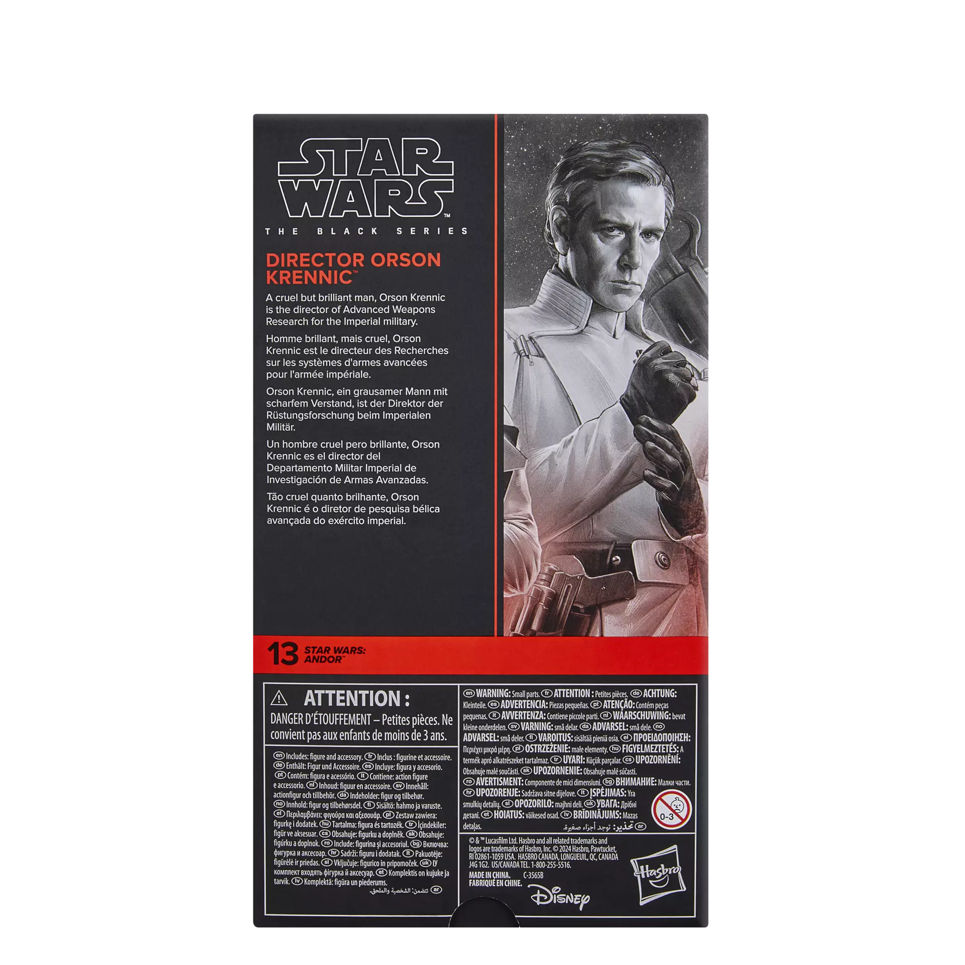 Star Wars The Black Series: Andor - Director Orson Krennic - Image 3