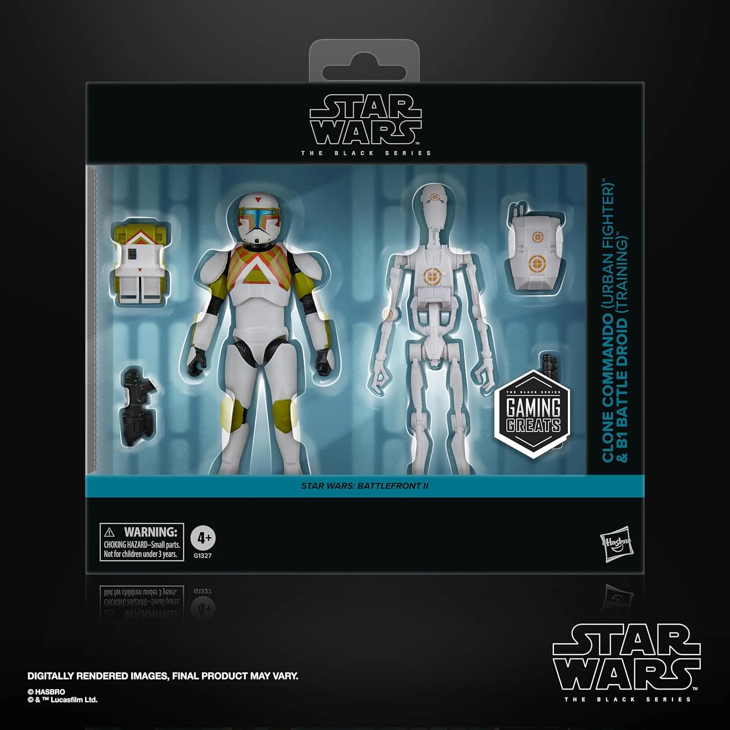 Star Wars The Black Series: Battlefront II - Clone Commando & B1 Battle Droid 2 Pack - Image 2