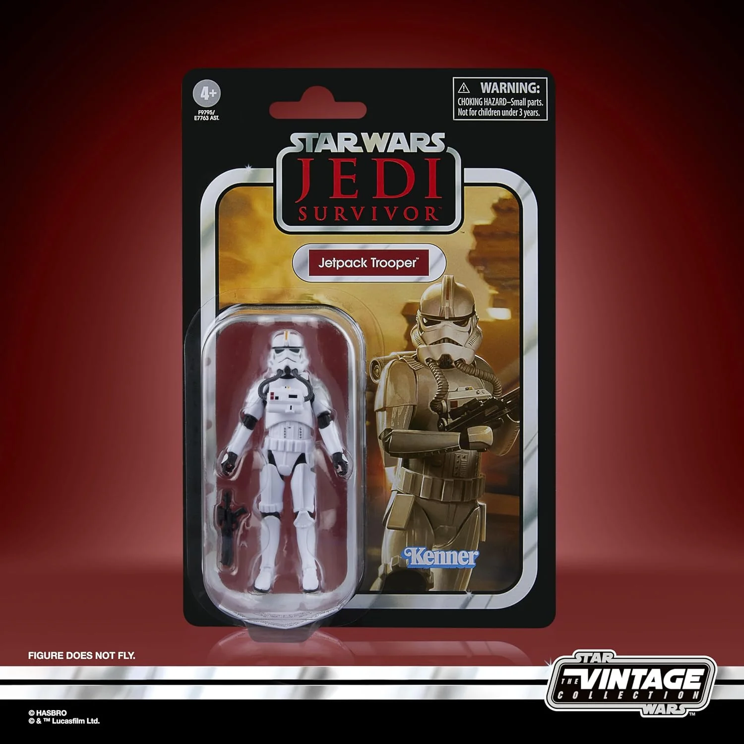 Star Wars: The Vintage Collection - Jedi Survivor Jetpack Trooper Action Figure - Image 2