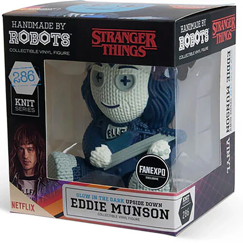 Stranger Things: Eddie (Upside Down Glow In The Dark) 286 Vinyl Figure from Handmade By Robots - Image 3