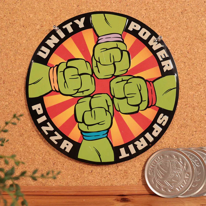 Teenage Mutant Ninja Turtles Pizza Power Tin Sign - Image 2