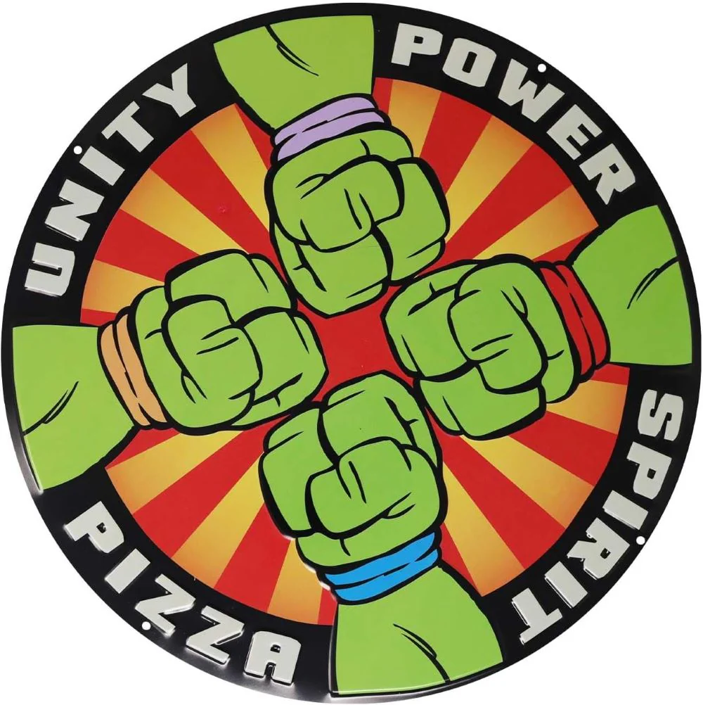 Teenage Mutant Ninja Turtles Pizza Power Tin Sign - Image 3