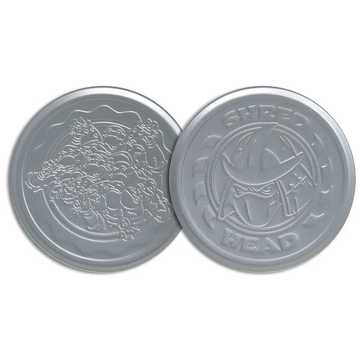 Teenage Mutant Ninja Turtles Set of 4 Embossed Metal Coasters - Image 2
