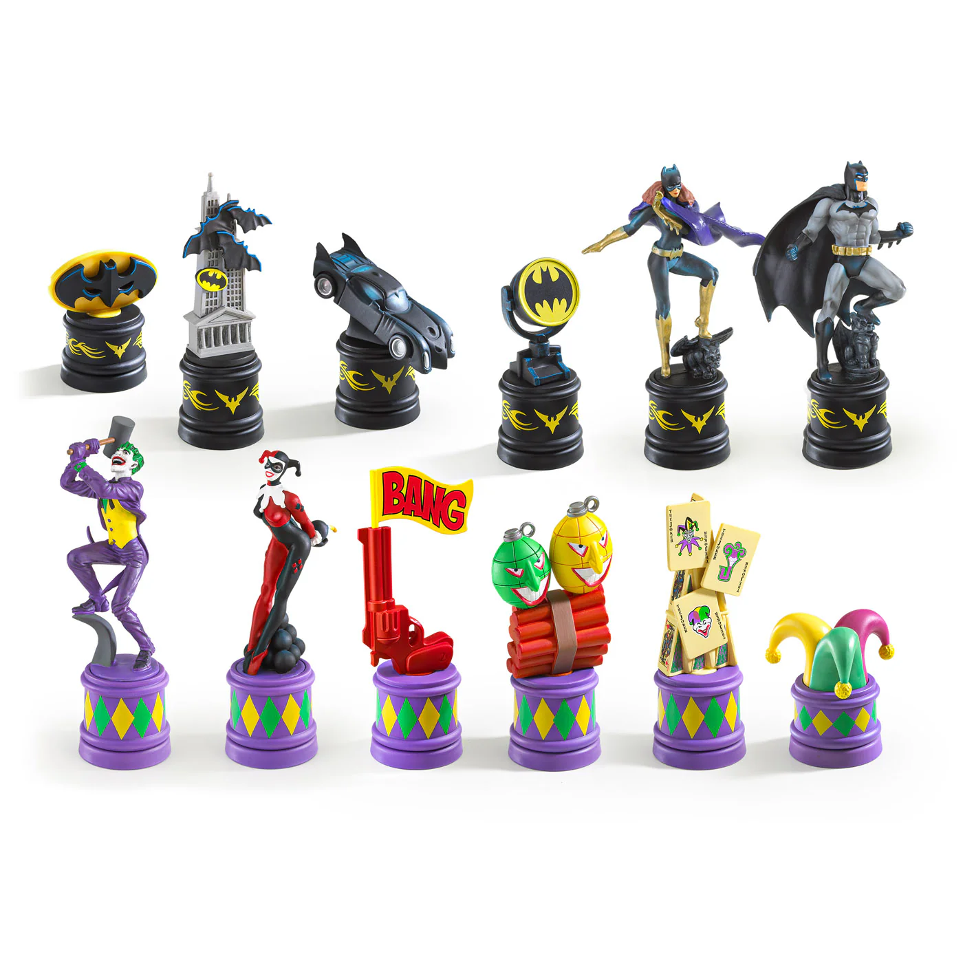 The Noble Collection - The Batman: (The Batman vs The Joker) Chess Set - Image 3