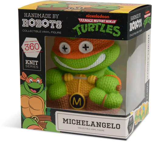 TMNT Michelangelo 360 Vinyl Figure from Handmade By Robots - Image 2