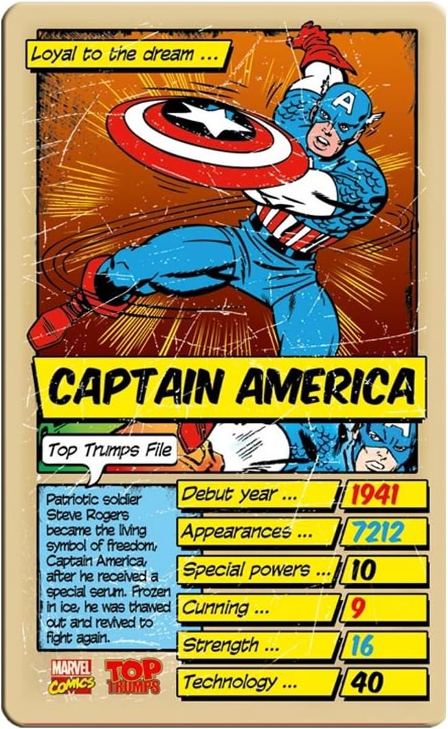 Top Trumps Marvel Comics Retro Special Card Game - Image 2