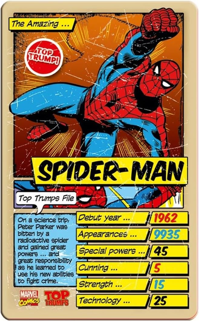Top Trumps Marvel Comics Retro Special Card Game - Image 4
