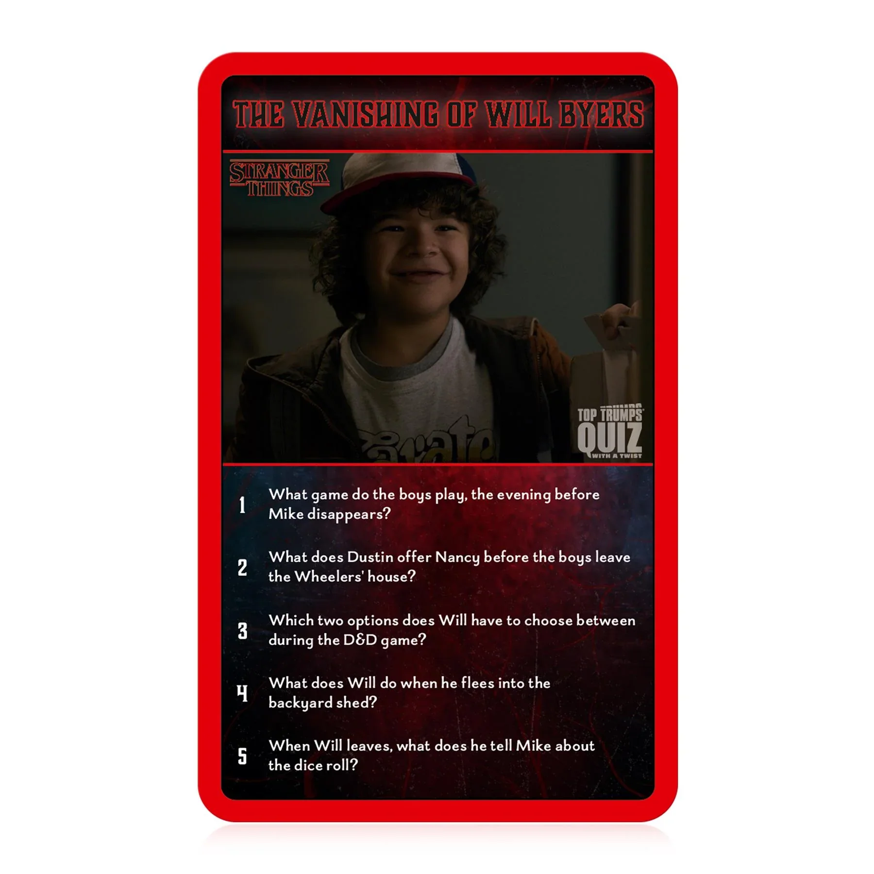 Top Trumps Stranger Things Quiz - Image 3
