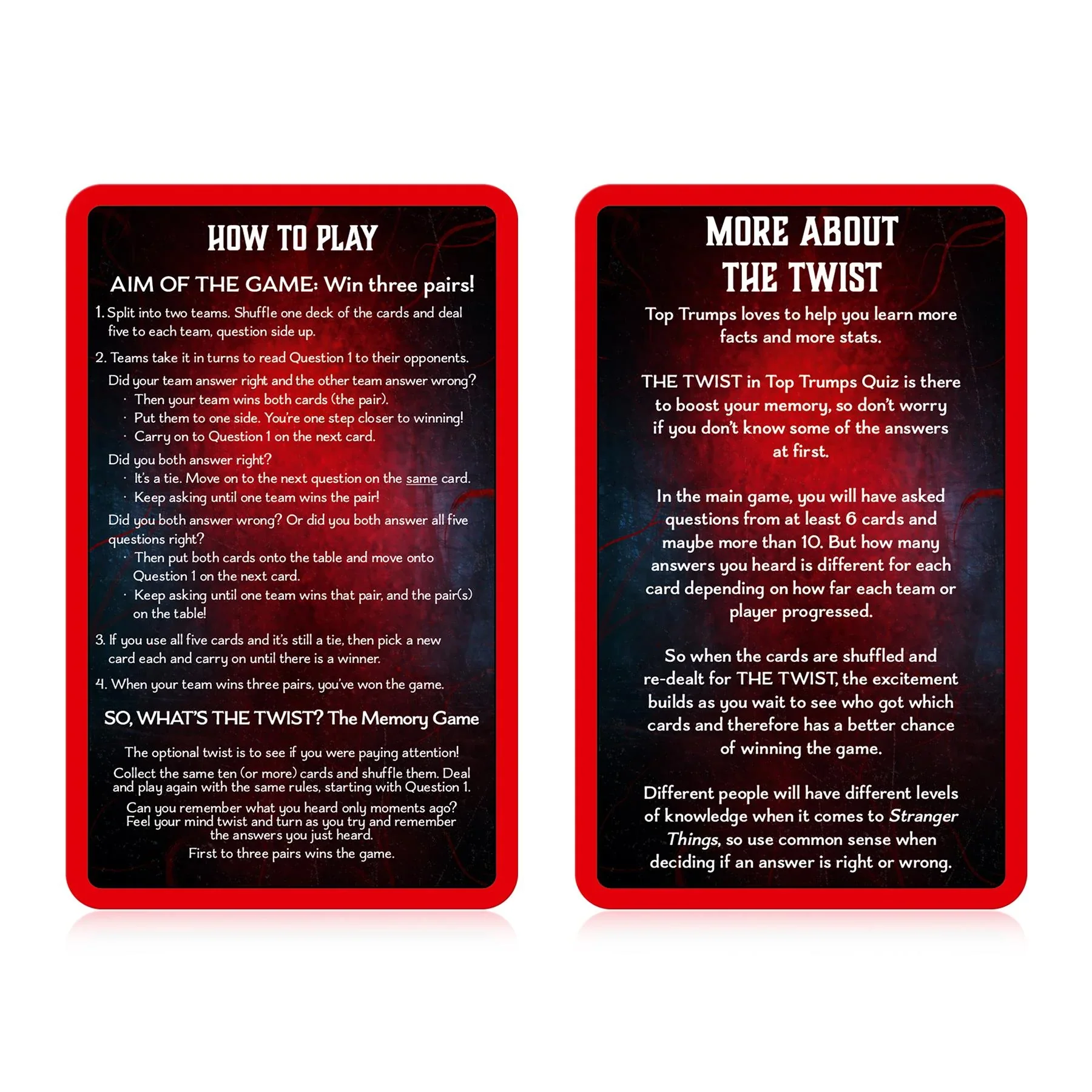 Top Trumps Stranger Things Quiz - Image 6