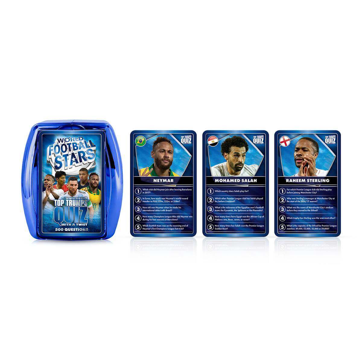 Top Trumps World Football Stars Blue Top Quiz Game - Image 2