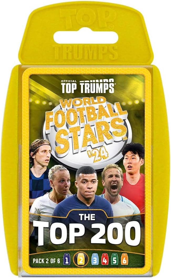 Top Trumps World Football Stars Top 200 - Pack 2 Card Game - Image 3